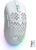 TMKB Wireless Gaming Mouse, 24000DPI Optical Sensor, 180Hrs Battery, Lightweight, 6 Programmable Buttons, RGB Strip, 2.4G/BT5.2/USB-C Wired for PC/Mac/Laptop – Matte White