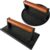 Firsgrill Burger Press 7.08″ Round & 8.3”X4.3”Rectangle Heavy-Duty Cast Iron Smash Meat Steak with Wood Handle for Blackstone Camp Chef Pitboss Weber Treager Griddle (Round & Rectangle w Flat Bottom)