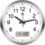HITO 16 Inch Silent Wall Clock Battery Operated with Temperature and Date, Large Wall Clock for Living Room Decor, Office, Classroom, Bedroom