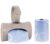 Ubbi Retractable Bag Dispenser for Diaper Bag, Taupe | Portable Bag Holder for Travel, Clips to Stroller or Diaper Bag, Newborn Baby Essentials, Includes 24 Lavender Scented Bags
