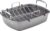 Circulon Total Bakeware Nonstick Roaster, Roasting Pan with Rack, 17-Inch x 13-Inch, Gray