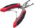 Strike King (SRT5KVD) KVD 5 Precision Split Ring Pliers, Red, Dual Injected Combat Grip Handles