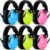 MelonArt Kids Noise Cancelling Headphones 6 Pack, Kids Ear Protection Earmuffs Child Sensory Headphones Toddler Soundproof Headphones Noise Reduction for Autism Shooting(Blue & Pink & Green)
