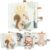 Soft Baby Book with Touch and Feel Pages – Cute Sensory Book for Babies 0-6, 6-12 & 12-18 Months with Mirror & Crinkle Paper – The Perfect Busy Book Toy for Baby Showers Or as a Newborn / Infant Gift