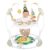 Baby Activity Center, Infant Jumpers and Bouncers with Music, Lights, Infant Toys, 360°Rotating Seat, 3 Adjustable Heights, Baby Play and Learning Center for 6+ Months
