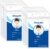 ABEYATH 10 Pack Extra Thick ID Card Name Badge Holder Heavy Duty Waterproof Clear Plastic PVC Vertical Sleeve Pocket Resealable