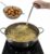 Saltlas 4.4Qt/4.2L Deep Fryer Pot with Basket and Strainer Spoon, 304 Stainless Steel Fish Frying Pot for Seafood, Chicken, French Fries, Japanese Tempura