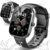 Csasan Smart Watch for Men Women(Answer/Make Call), 1.91″ HD Screen Smartwatch Heart Rate/Sleep/Steps Monitor, 100+ Sports Fitness Watch, IP68 Waterproof Activity Trackers for Android iOS Black