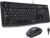 Logitech MK120 Wired Keyboard and Mouse Combo for Windows, Optical Wired Mouse, Full-Size Keyboard, USB Plug-and-Play, Compatible with PC, Laptop – Black