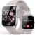 Smart Watch for Women Men – Answer/Make Call, Fitness Tracker Smartwatch for Android iPhone Compatible, 120+ Sports Modes Step Counter Sleep Female Cycle (Silver)
