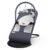 Portable Baby Bouncer Seat for Infants, 0-18 Months, 3 Modes of Use with Rocker & Stationary Options, Ergonomic Infant Chair with Hanging Toys – Grey
