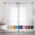 OWENIE White Sheer Curtains 84 inches Long 2 Panels Set, Sheer White Curtains for Living Room/Bedroom, Rod Pocket Voile Sheer Panel Drapes, 2pcs, Each 42″ Width x 84″ Long