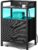 Lazzanto Night Stand Bedside Charger Bedroom – Nightstand with Charging Station & LED Light Strip, Night Stand with Storage Shelf & 2 Fabric Drawers, Morden End Table with U-S-B Ports & AC Outlets