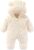 AiWMGL Newborn Baby Bear Outfit With Fold-Over Mittens and Footies Girls Boys Winter Fleece Clothes Hooded Romper Snowsuit