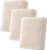 H.VERSAILTEX Velvet Stretch Couch Cushion Cover Plush Cushion Slipcover for Chair Loveseat Sofa Cushion Furniture Protector Seat Cushion Sofa Cover (3 Piece Sofa Cushion Covers, Ivory)