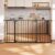 Cumbor 36.6-64″ Extra Wide Baby Gate for Stairs, Dog Gates for Doorways, Auto-Close Pet Gate Indoor, Pressure Mounted Walk Through Safety Child Gate for Kids Toddler, Tall Pet Puppy Fence Gate, Black