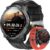 Rugged Military Smart Watch for Men with GPS, 1.43” AMOLED Fitness Tracker Watch with Bluetooth Call/Flashlight/Compass, 170+ Sports Modes Waterproof Mens Smartwatch for Android iPhone