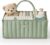 Blissful Diary Baby Diaper Caddy Organizer, Stylish Storage Basket for Newborn Essentials and Diaper Station, Gift for Baby Shower and Registry Must-Have, Sage Green