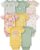 Gerber Baby Girls’ 8-pack Short Sleeve Onesies Bodysuits