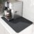 AMOAMI Coffee Mat Dish Drying Mat for Kitchen Counter-Bar Accessories, Hide Stain, Rubber Backed, Absorbent, Fit Under Coffee Maker, Espresso Machine, Pot, Dish Rack, 12″x19″, Dark Grey