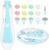 Qunlions life Electric Nail File Drill for Baby No Sharp Claws Hurt, 6 in 1 Safety Cutter Trimmer Clipper for Toes and Fingers (Blue)
