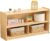 OOOK 2-Shelf Montessori Shelf Toy Organizers and Storage for Kids, 3-Section Wooden Storage Cabinet Shelves for Classroom, Kindergarten, Kids Room, Playroom