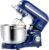 Aucma Stand Mixer,6.5-QT 660W 6-Speed Tilt-Head Food Mixer, Kitchen Electric Mixer with Dough Hook, Wire Whip & Beater (Royal Blue, 6.5QT)