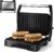 KEINVE Panini Press Grill & Sandwich Maker – 2-Slice, 180° Adjustable Hinge, 900Watt Electric Grill Non-Stick Cast Aluminum Plates for Panini, Steak, Bread & More, Easy to Clean, Perfect for Kitchen