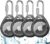 UNBREAKcable AirTag Holder for Apple – 4 Pack Air Tag Case [Professional Carabiner] [Waterproof] [Shockproof] TPU AirTag Keychain for Kids, Pets, Keys, Luggage, Backpacks