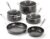 All-Clad HA1 Hard Anodized Nonstick (8-Piece) Pots and Pans Set Non Stick Cookware Sets, Oven Broiler Safe 500F, Black