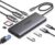 UGREEN 10-in-1 USB C Docking Station, Dual HDMI 4K@60Hz, Single 8K@30Hz, 100W PD, 5Gbps USB C&A Data Ports, Gigabit Ethernet, SD/TF 3.0 Card Reader, Revodok Pro 210 USB-C Hub Compatible for HP, Dell | 2x HDMI, Single 8K, 100W PD, 1Gbps Ethernet, 4x 5Gbps USB-A/C Data, SD/TF, Revodok Pro Aluminum USB-C Dock for Dell/HP/Lenovo