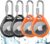 UNBREAKcable AirTag Holder for Apple – 4 Pack Air Tag Case [Professional Carabiner] [Waterproof] [Shockproof] TPU AirTag Keychain for Kids, Pets, Keys, Luggage, Backpacks