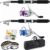 Tripquips Fishing Pole Combo, 6.9ft 2Pcs Telescopic Rods Set, Collapsible Fishing Rods, 2PCS Spinning Reel Set with Carrier Bag Freshwater Fishing Rod and Reel Combos Kits