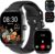 Smart Watch for Women Men(Answer/Make Call), Smartwatches with Heart Rate/SpO2/Sleep/Stress Monitor, IP68 Waterproof Activity Tracker for Android iPhone, 100+ Sports Fitness Watches (Black, 2.01“)