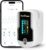 Zacurate 500E-B Wireless Bluetooth Fingertip Blood Pulse Oximeter Monitor with FREE App, SpO2, Heart Rate, Plethysmograph, and Perfusion Index Finger Oxygen Sensor Meter