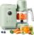 Bear Baby Food Maker with 18.5oz Dual-Layer Steam Baskets, OneStep Baby Food Processor Steamer Puree Blender Grinder Mills, Auto Cooking Grinding&Sterili-zing for Healthy Homemade Baby Food, BPA-Free