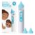 Frida Baby Electric NoseFrida Nasal Aspirator for Baby, Nose Sucker for Baby & Toddler, Upgraded Nasal Aspirator for Congestion + Allergy Relief with 3 Suction Levels, 2 Silicone Tips, USB