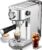 atatix Espresso Machine with Milk Frother, 20 Bar Pressure Espresso Maker, with 44OZ Removable Tank, Compact Stainless Steel Coffee Machine for Home, Office, Latte, Cappuccino, Macchiato, Silver