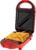 Tasty Mini Sandwich Maker, Makes Sandwiches, Paninis, Grilled Cheese, Desserts, Quick Results, Easy Cleanup, 600W, Red