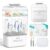 Grownsy Bottle Sterilizer and Dryer, 6 Bottles Capacity, Space Saving Nesting Design Bottle Sanitizer Esterilizador de Biberones for All Size Bottles & Breast Pump Accessories, Travel Set Included