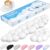 TECKNET Cloud Wrist Rest Set, Non-Slip Base, Leather Wrist Pad for Keyboard | Cloud Keyboard Wrist Rest with Gift Box, Ergonomic Memory Foam for Computer Laptop Office Gaming and Pain Relief, White