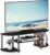 Furinno Turn-S-Tube Wide TV Entertainment Center, Black/Grey