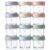 VITEVER 12Pack Glass Baby Food Storage Containers – 4 oz Baby Food Storage Jars With Lids, Baby Food Maker, Microwave, Dishwasher & Freezer Safe