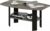 Furinno Simple Design Coffee Table, French Oak Grey/Black