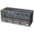 KVM Switch 2 Monitors 3 Computers 8K@60Hz/4K144Hz,DP+HDMI USB3.0 Dual Monitors KVM Switches with 4 USB 3.0 Port,Wired Remote,USB3.0 Cables Included(8K 3 PC 2 Monitor KVM)
