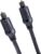 Amazon Basics Toslink Digital Optical Audio Fiber Optic Cable, Multi-Channel, for Sound Bar, Audio System, Home Theatre, Game Console, Blu-Ray Player, Gold-Plated Connectors, 6 Foot, Black