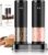 Electric Salt and Pepper Grinder Set Automatic Battery Pepper Mill Shakers Adjustable Coarseness Upgraded Larger Capacity with Led Home and Kitchen Appliances Birthday Gifts for Women Men