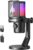 MAONO Wireless Microphone for PC,Gaming Streaming Condenser Mic with Software AI Voice Change,3-Level Noise Cancellation,Custom EQ,Gain Control USB Mic for Podcast Recording (DM40-Black)