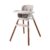 Chicco Zest LE 4-in-1 Folding High Chair, Feeding Chair, Toddler Chair and Youth Stool, Multi-Use Easy Clean High Chair, Chai/Beige