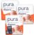 Pura Newborn Baby Diapers Size N (Up to 10 lbs), 3 Pack (84 Hypoallergenic Diapers) Totally Chlorine Free (TCF), Disposable Diapers for Sensitive Skin, Blowout Protection & Wetness Indicator